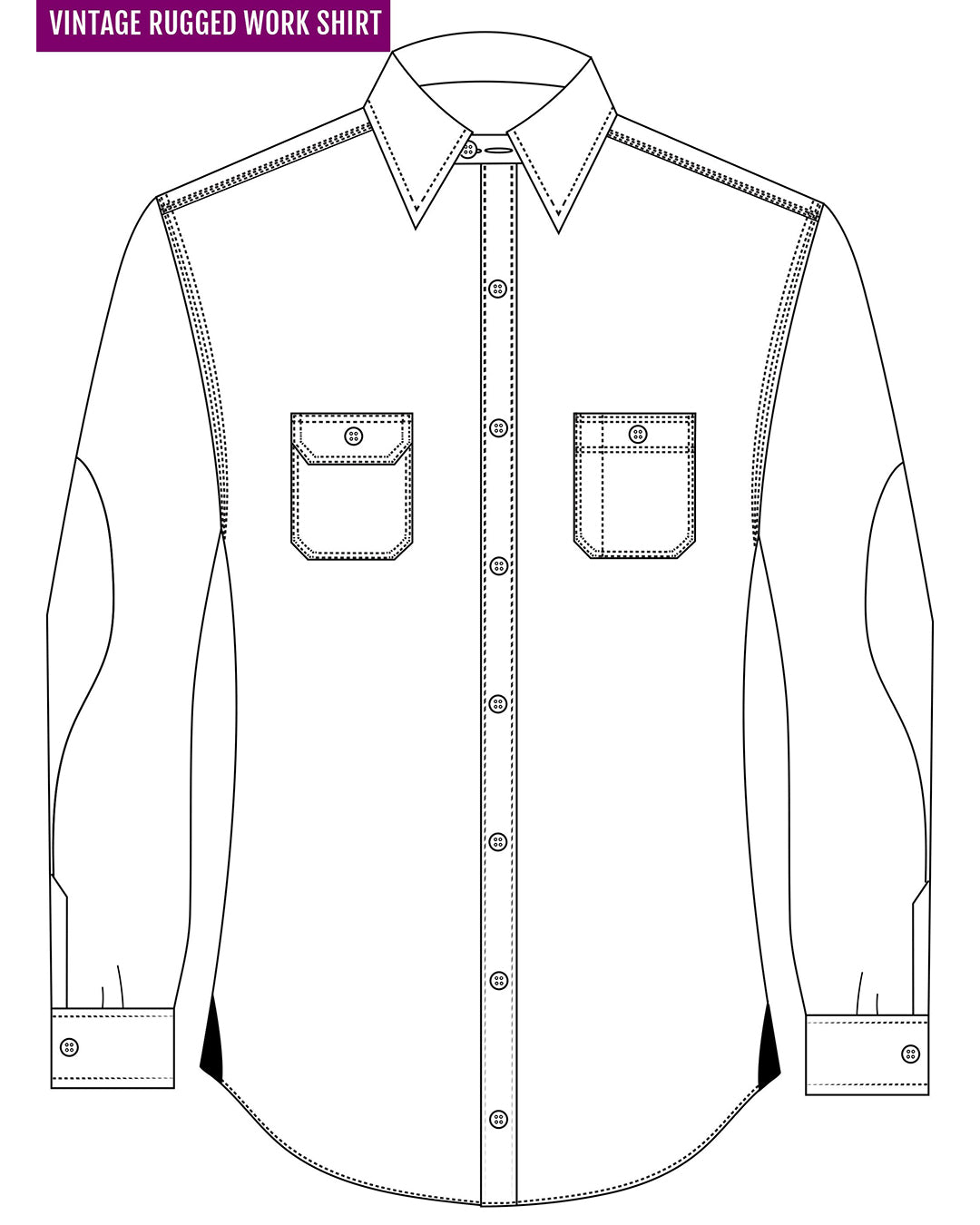 Orange Olive Tan Windowpane Twill Flannel Work Shirt - 7