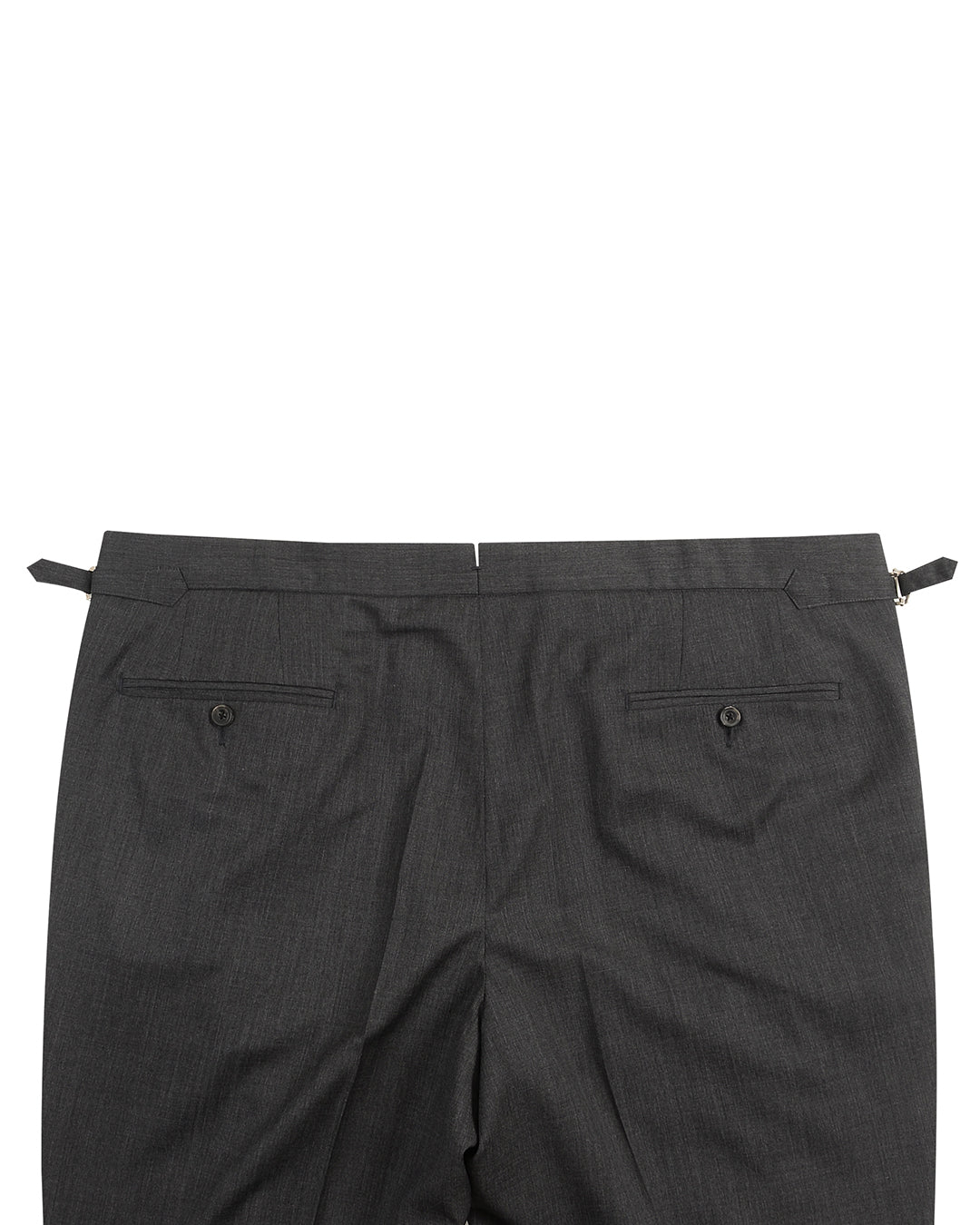 Washable Wool Pants: Dark Grey High Waisted Pant