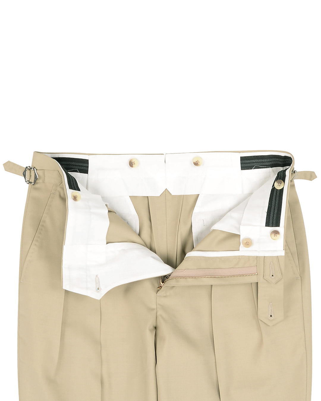 Washable Wool Pants: Khaki-Tan