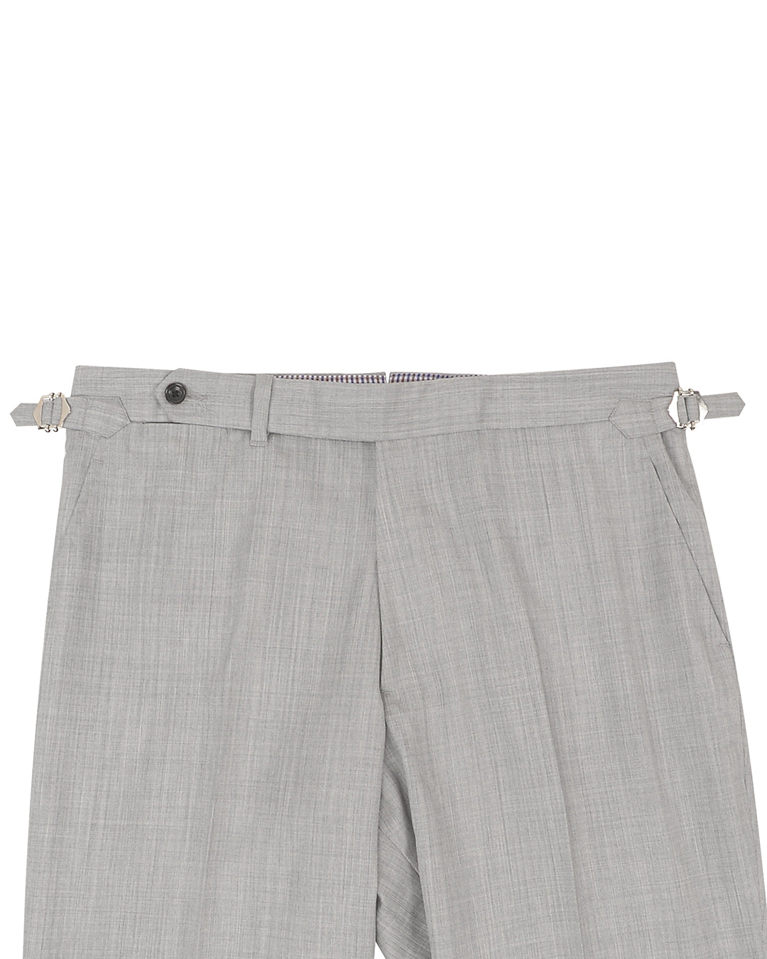 Washable Wool Pants: Light Grey