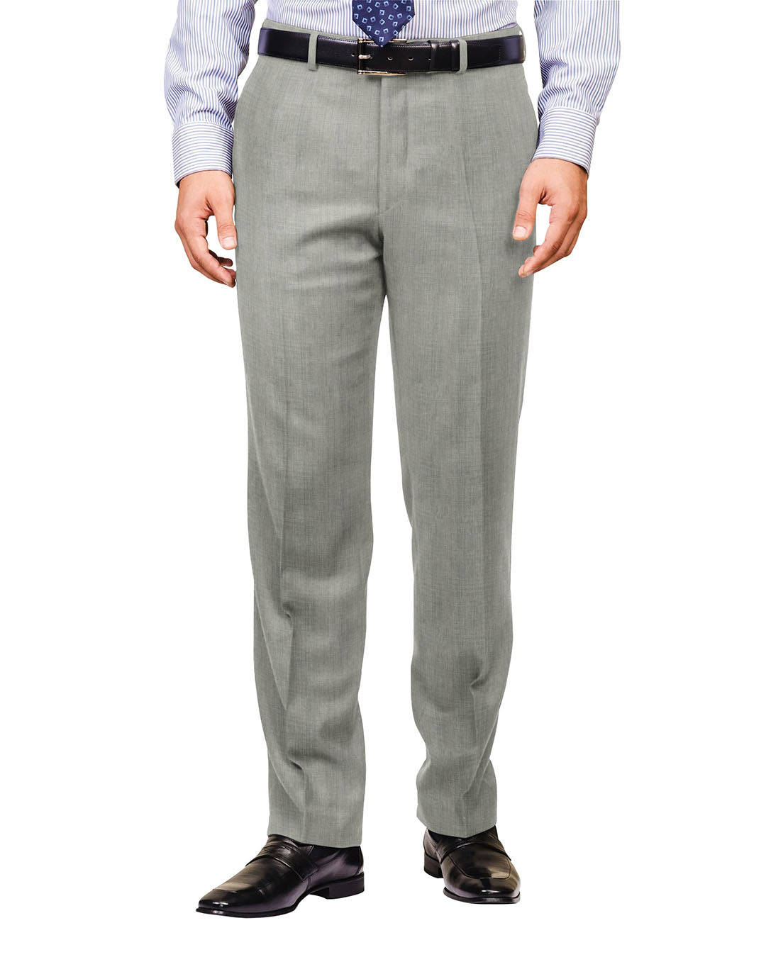 Washable Wool Suit: Light Grey