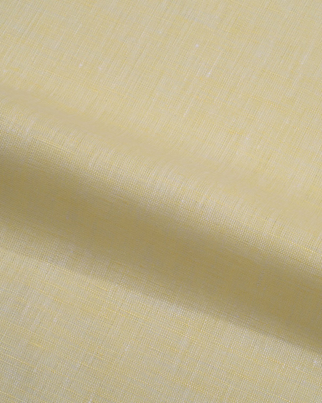 Camp collar PRESET STYLE in Pale Yellow Linen - 3