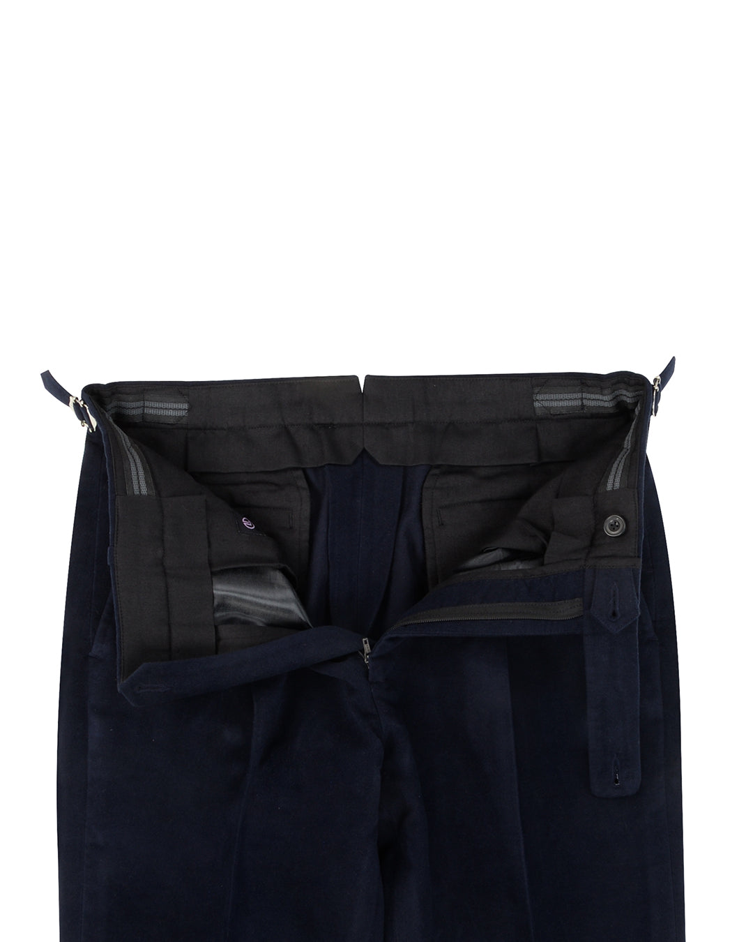Zegna Navy Cashco Moleskin - 3