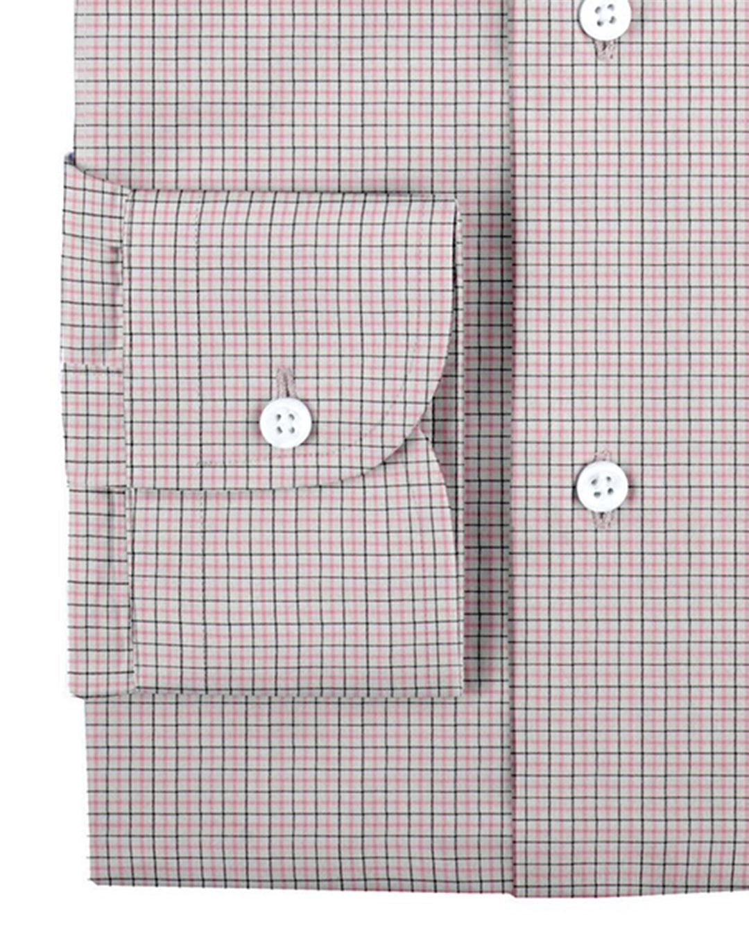 Pink Black Tattersall Checks on White - 3