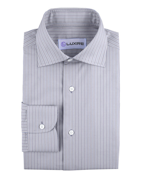 Alumo Grey and Blue Alternate Stripes