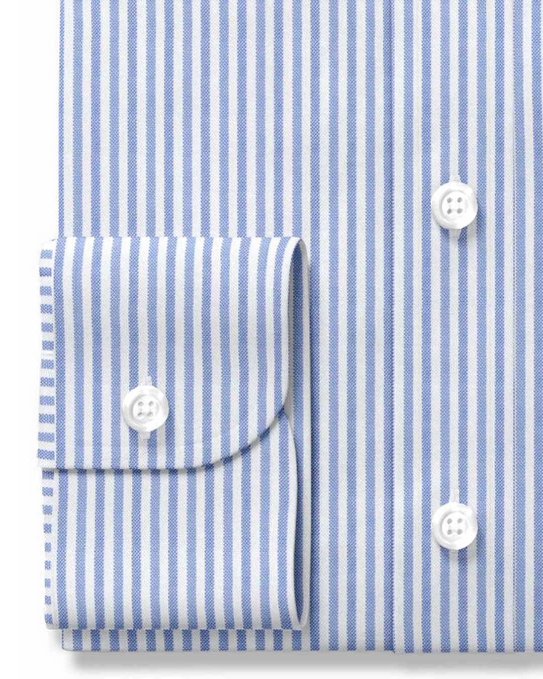 Blue Dress Stripes on White - 3