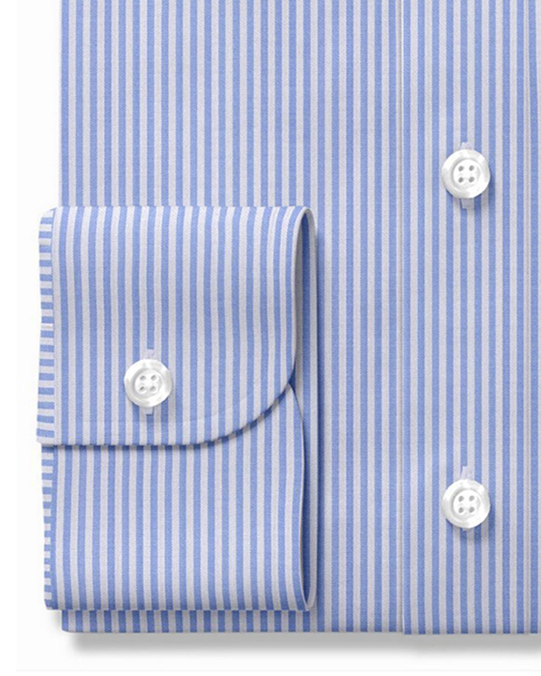 Carlo Riva White Blue Dress Stripes - 3