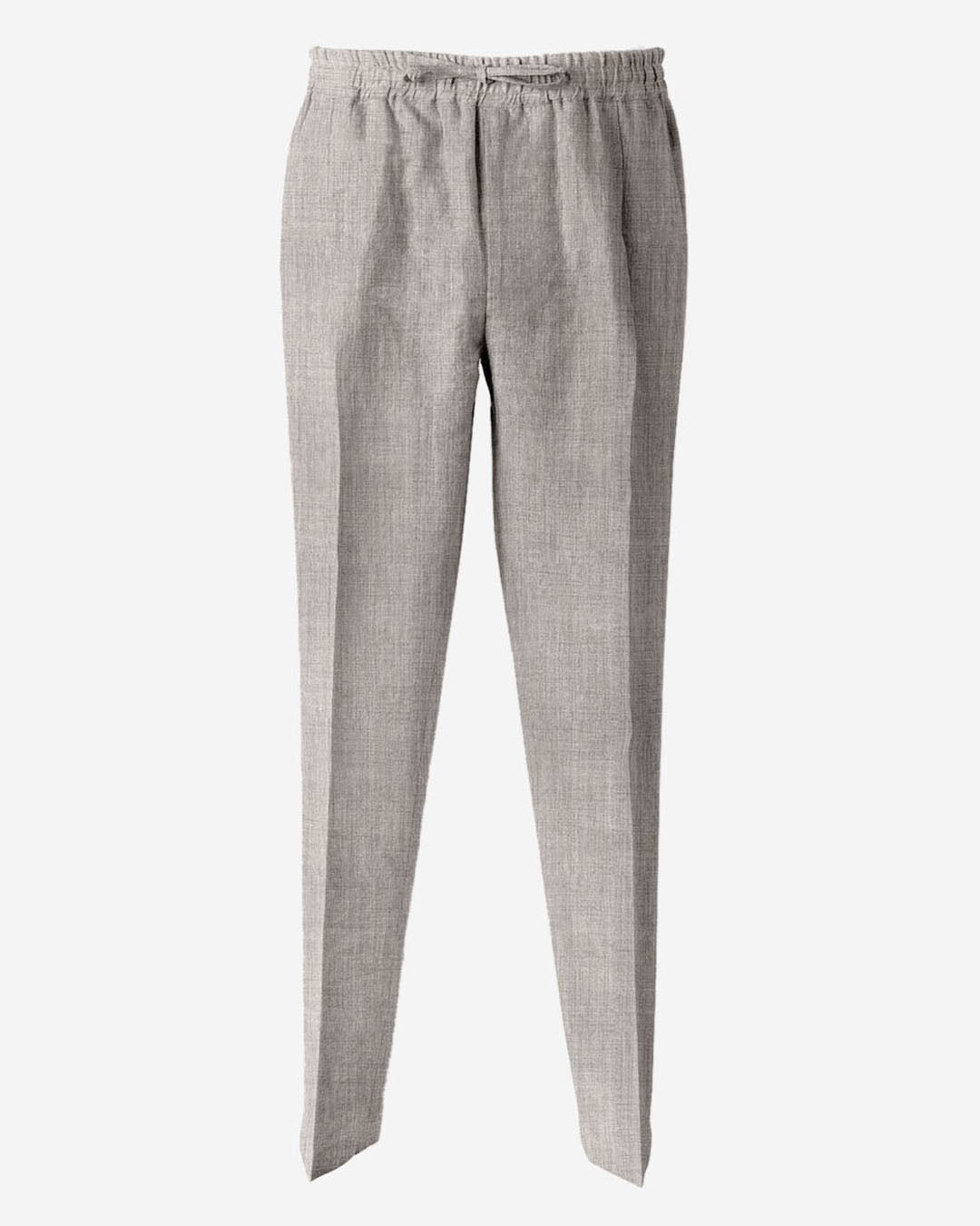 Drago Grey Fine Worsted Wool Drawstring Pants - 2