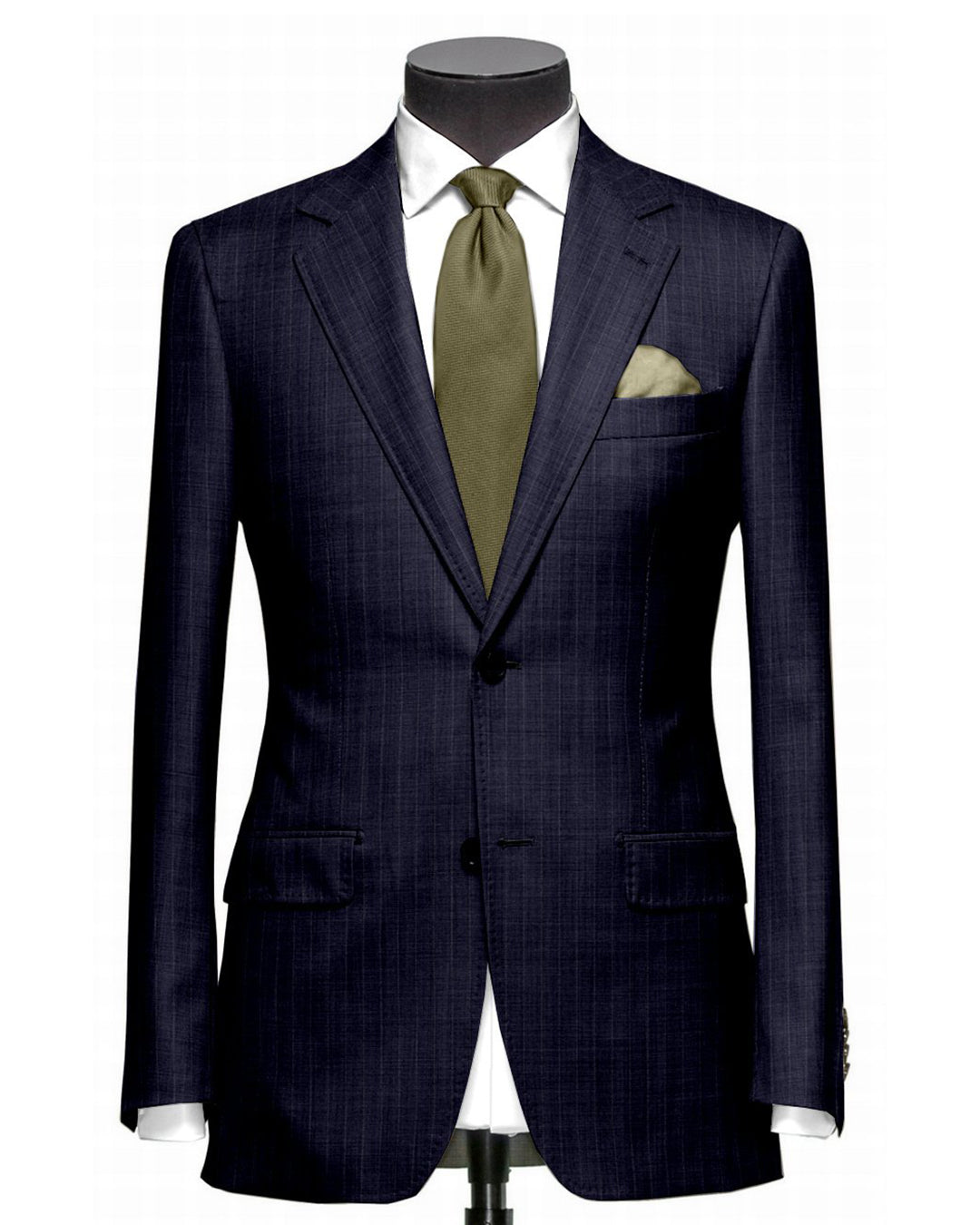 Dugdale Fine Worsted - Navy Chalk Stripe Jacket