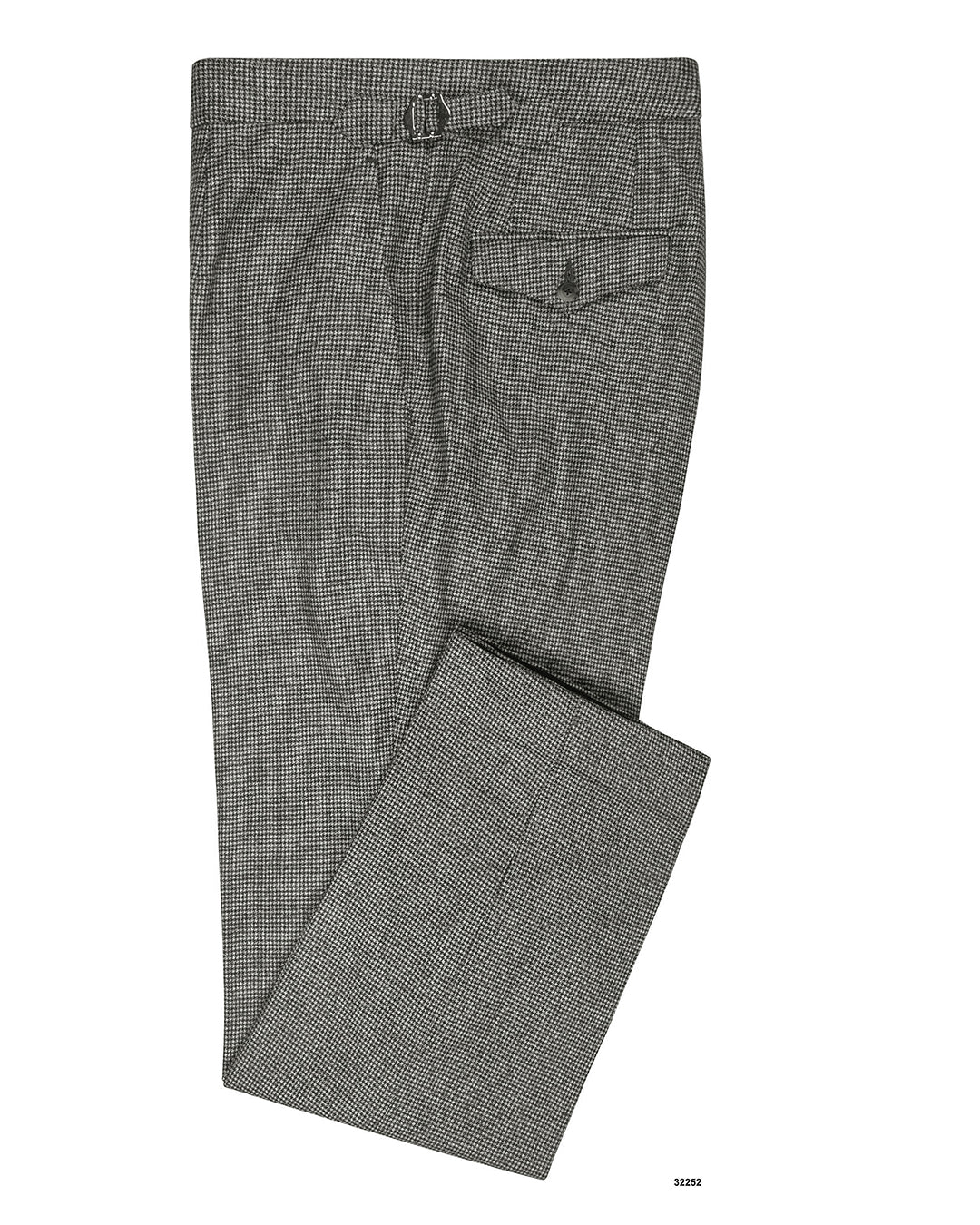 Dugdale Fine Worsted  - Fine Black Houndstooth - 1