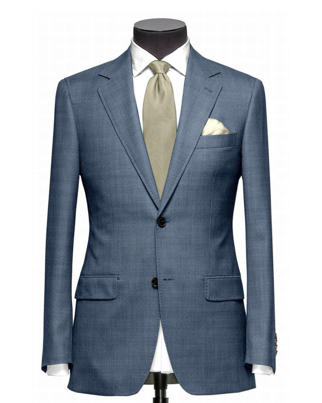 Dugdale Fine Worsted - Light Blue Plain - 1