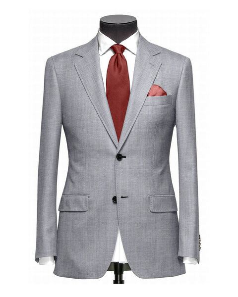 Dugdale Fine Worsted - Light Grey Plain