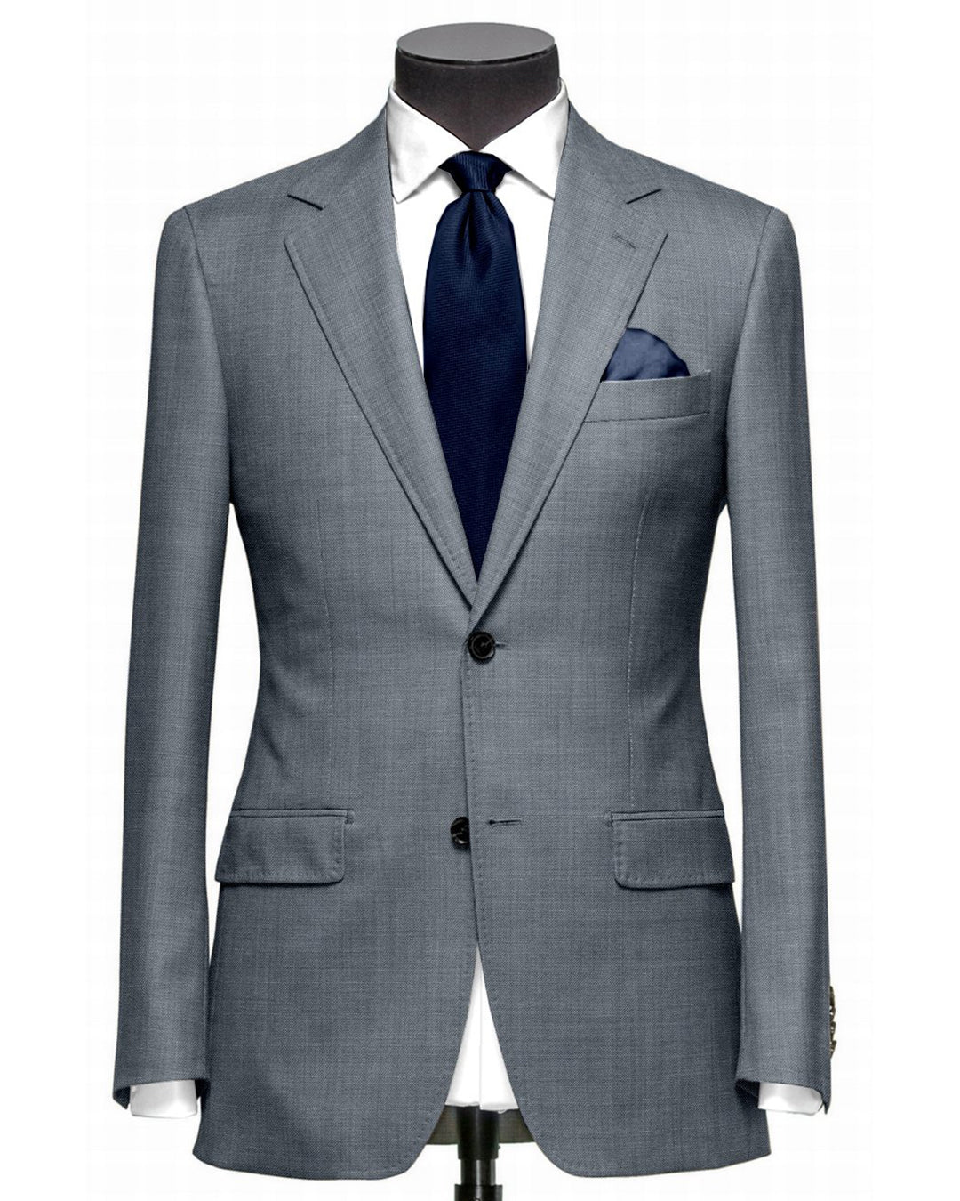 Dugdale Fine Worsted - Grey Plain - 1