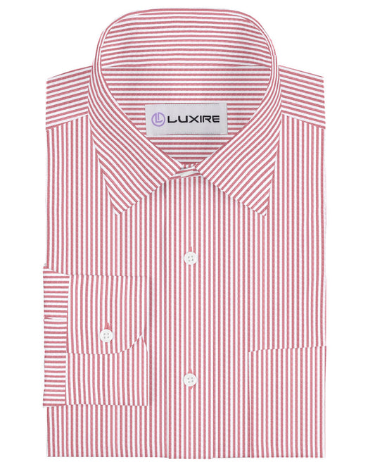 Linen: Red White Candy Stripes