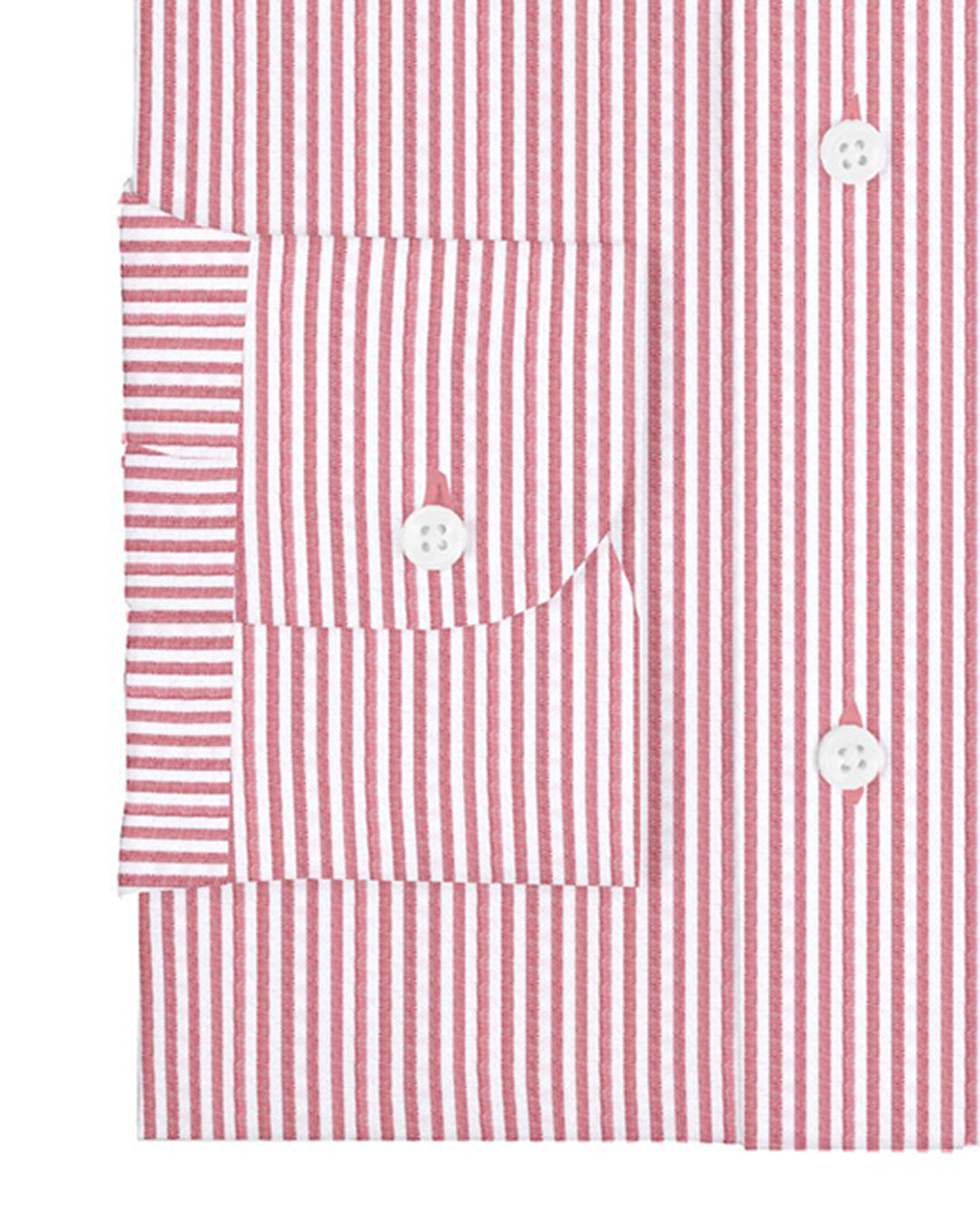 Linen: Red White Candy Stripes - 3