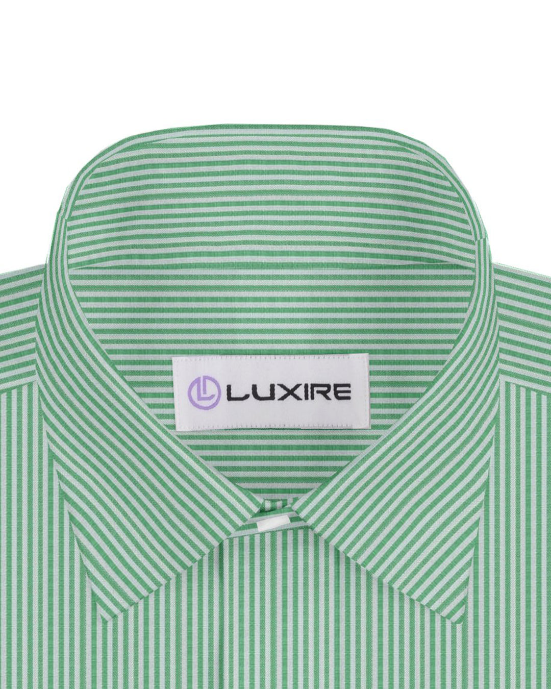 Linen: Green Candy  Stripes - 2