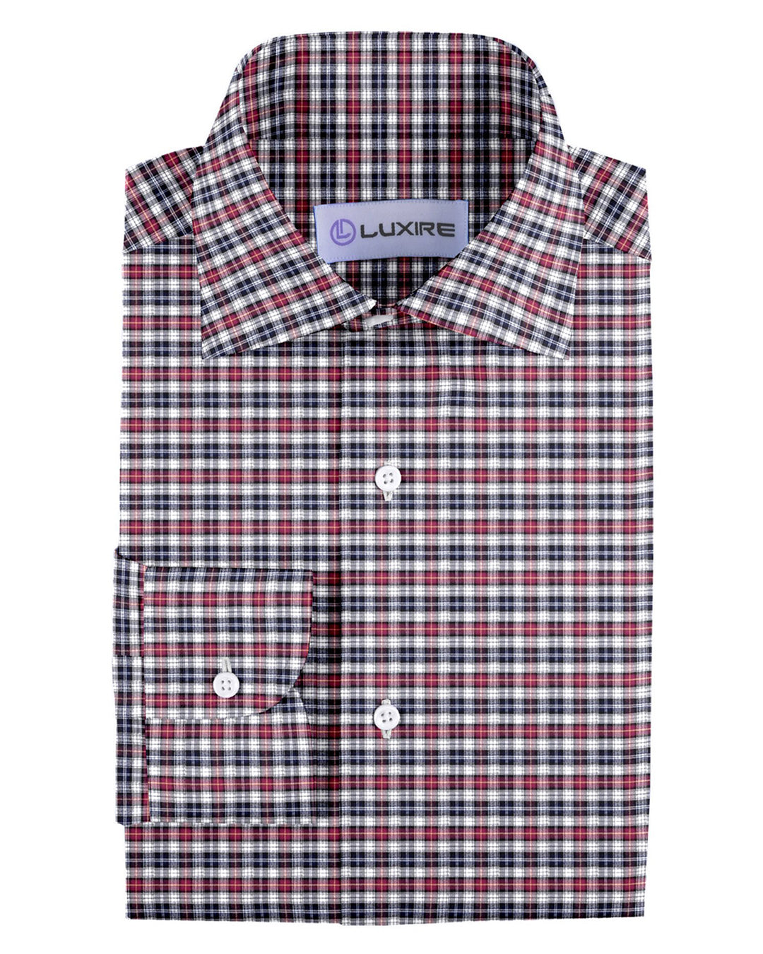Black Maroon Tattersall Madras - 1