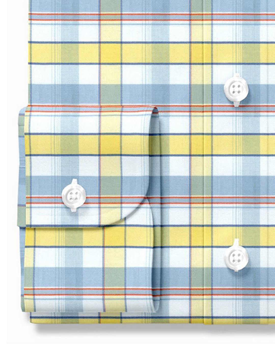 White Yellow Grey Oxford Checks - 3