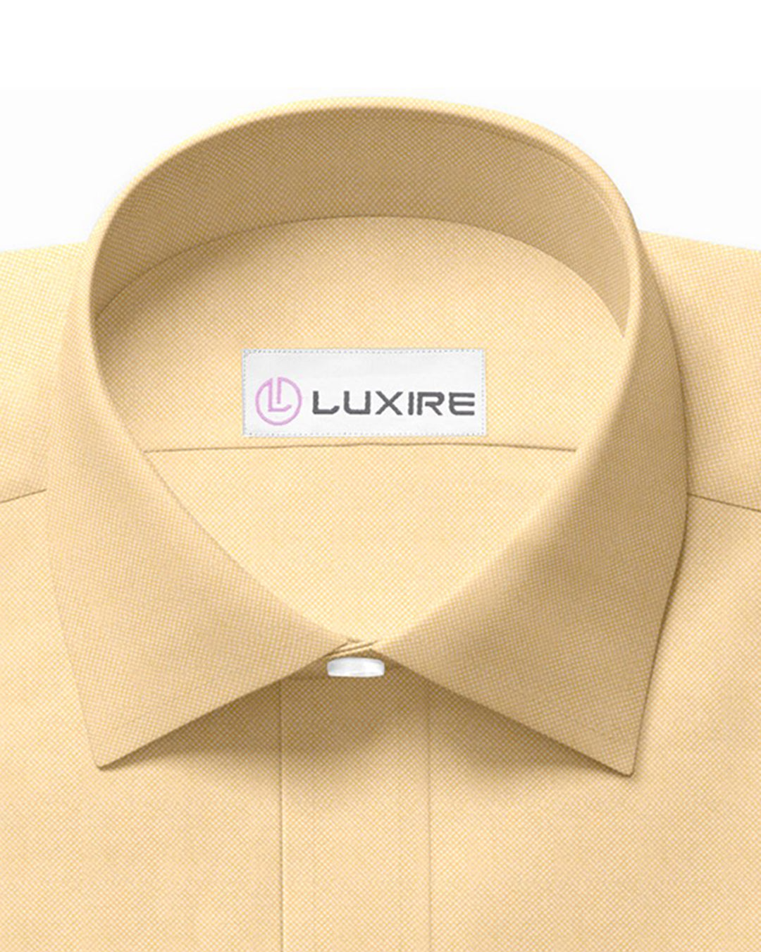 Wrinkle Free Travel Oxford: Egg Nog Yellow - 2