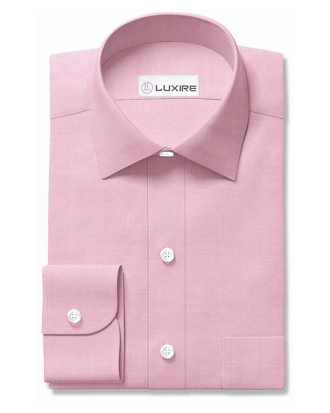 Mid Pink Pinpoint Oxford - 1