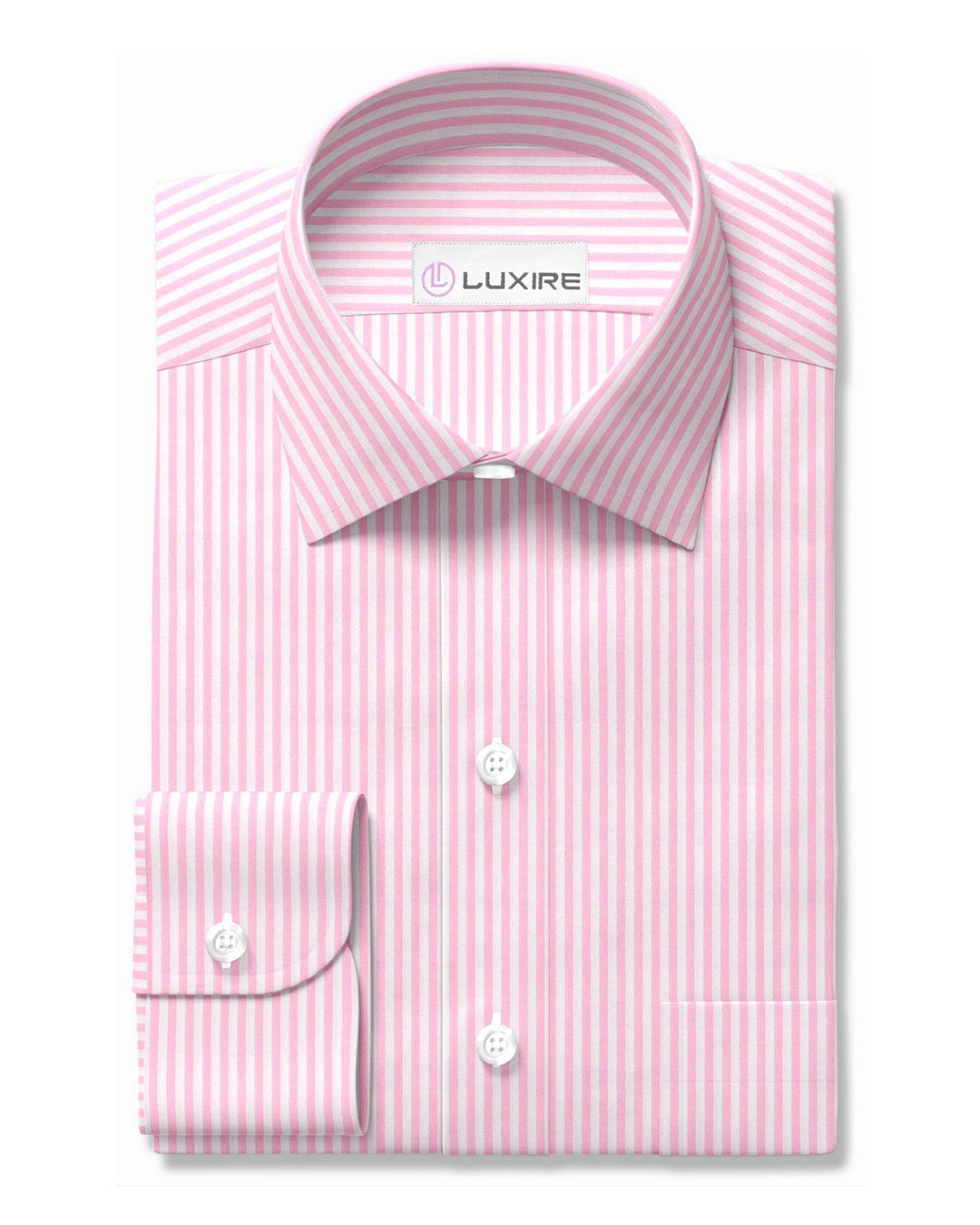 Pale Pink Dress Stripes - 1