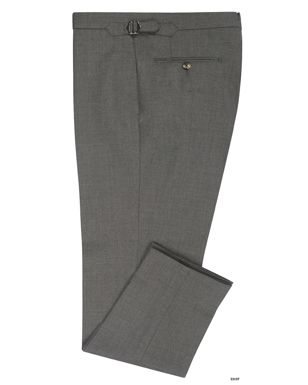 Holland & Sherry Crispaire Grey Solid - 1