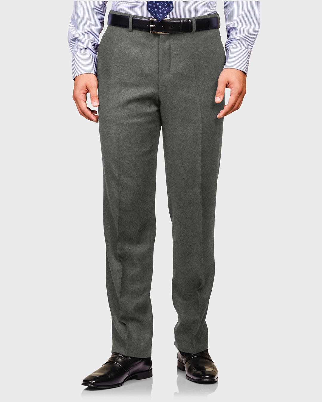 VBC Dark Grey Flannel Suit - 4