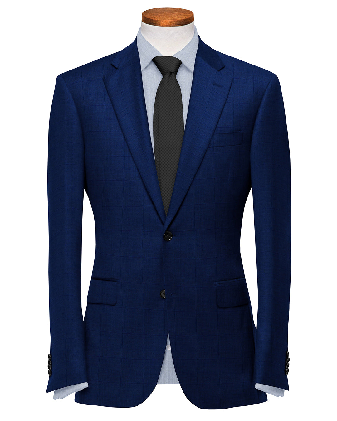 Drago: Super 160s Royal-Blue Prince of Wales Checks Suit - 2