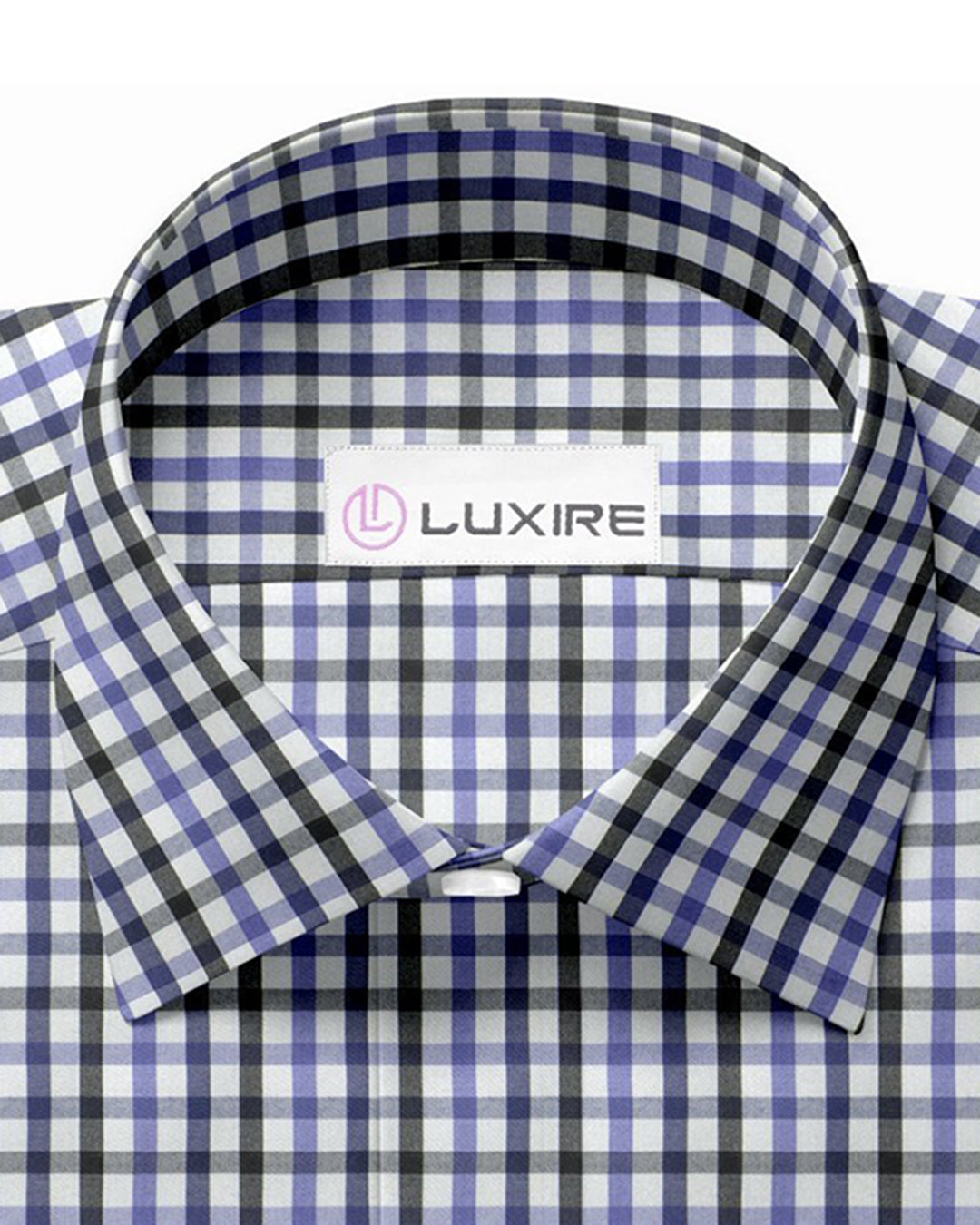 Friday Shirt:Purple Blue Black Tattersall - 2