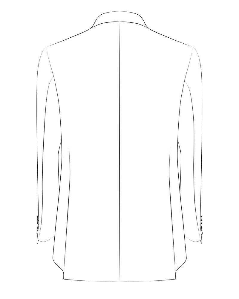 Ethomas Olive Green Beige Mustard Checks Jacket