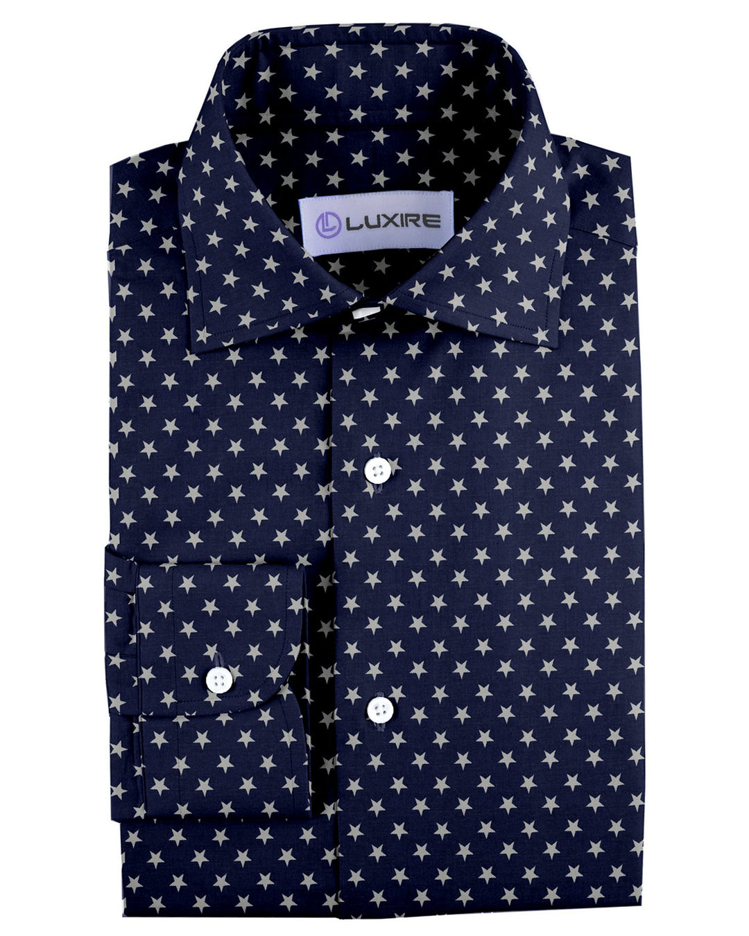 Indigo Printed Stars - 1