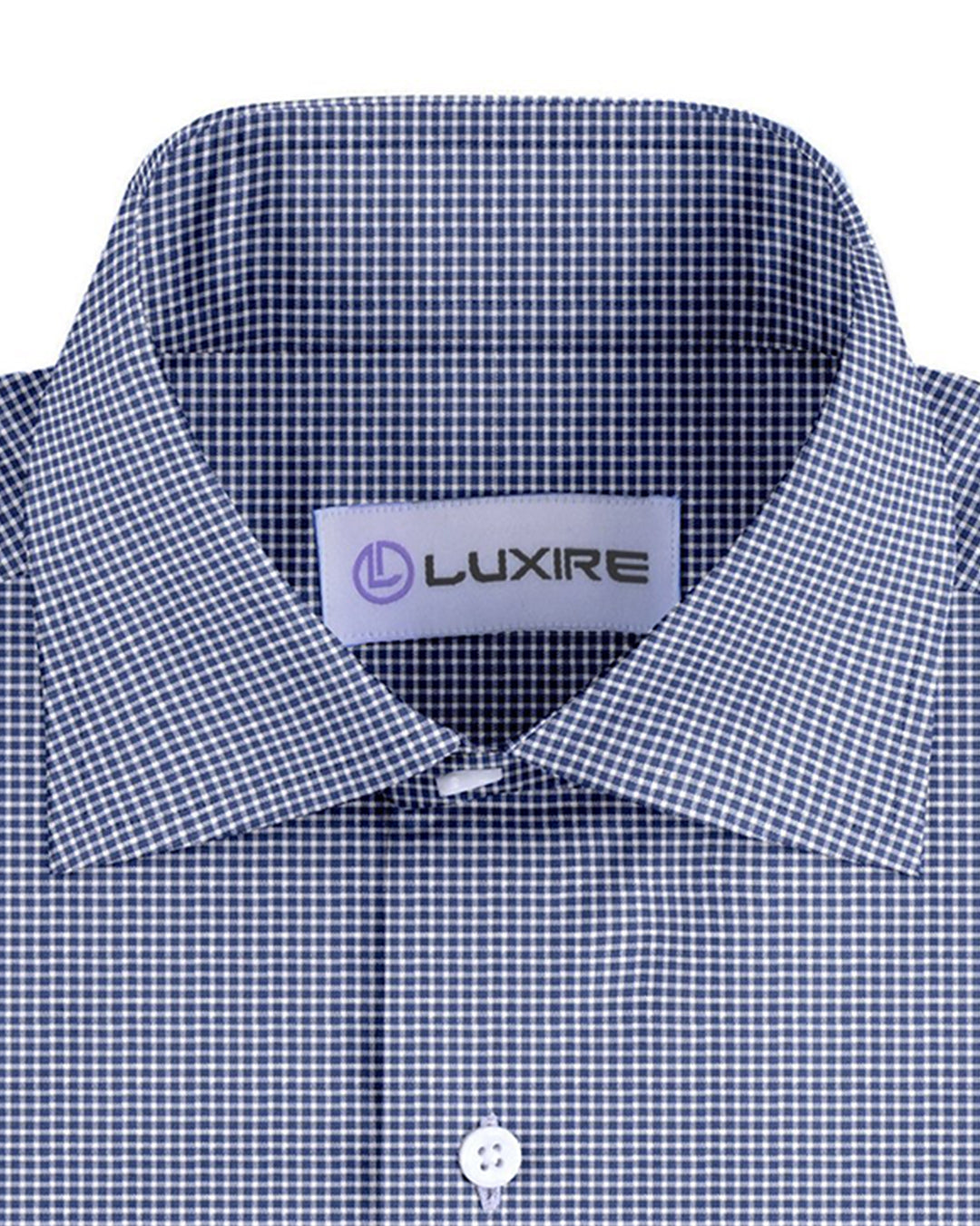 Navy Micro Gingham - 2