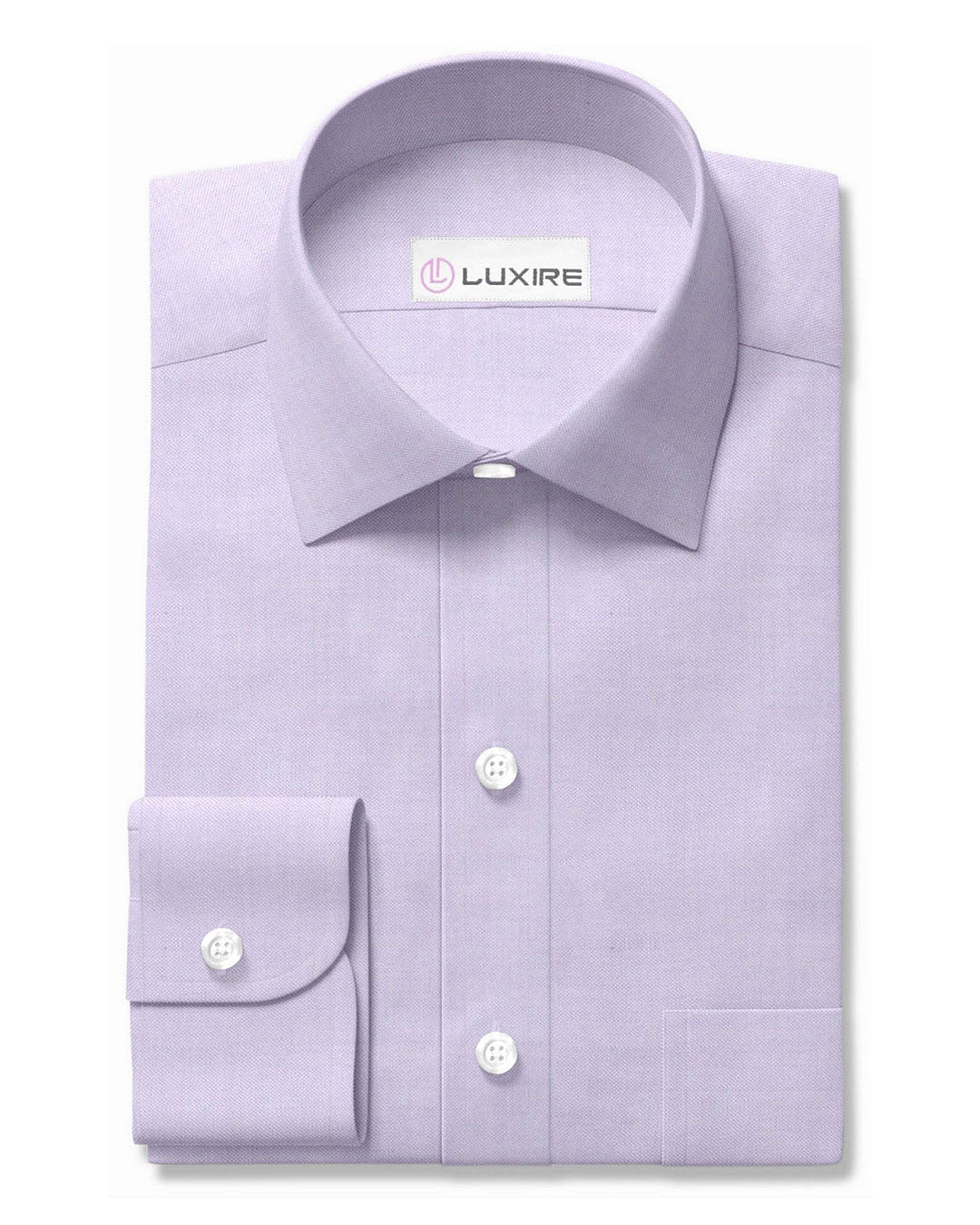 Easy-to-Iron Muave Chambray - 4