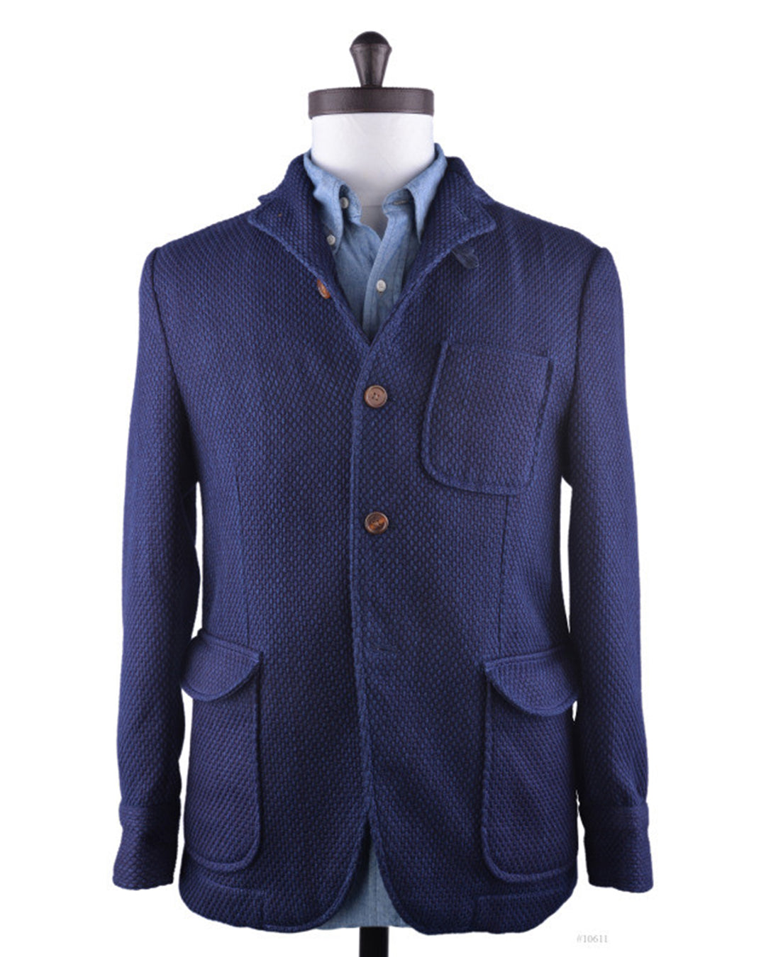 Indigo Heavy Sashiko Jacket - 5
