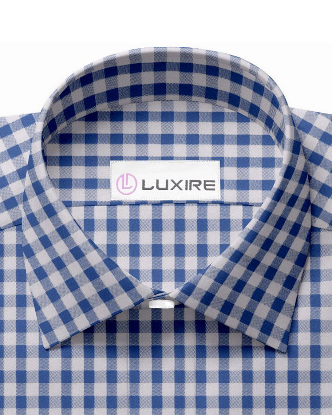 Blue White Gingham Checks - 2